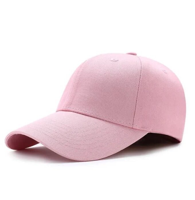 Pink Curved Cap – Classic Street Style