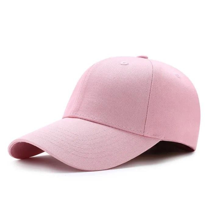 Pink Curved Cap – Classic Street Style